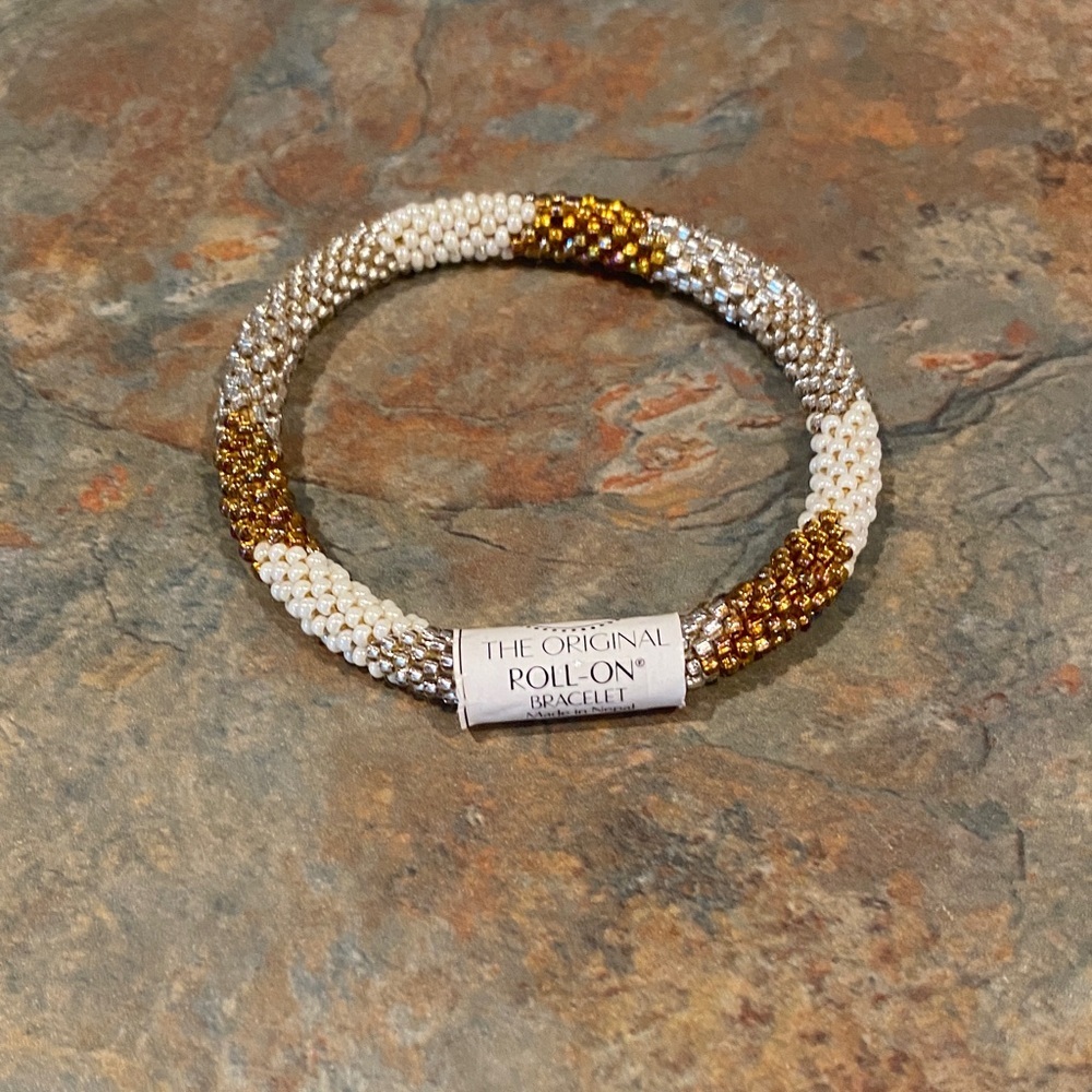 The Orginal Roll On Bracelet in Gold and Silver NWT